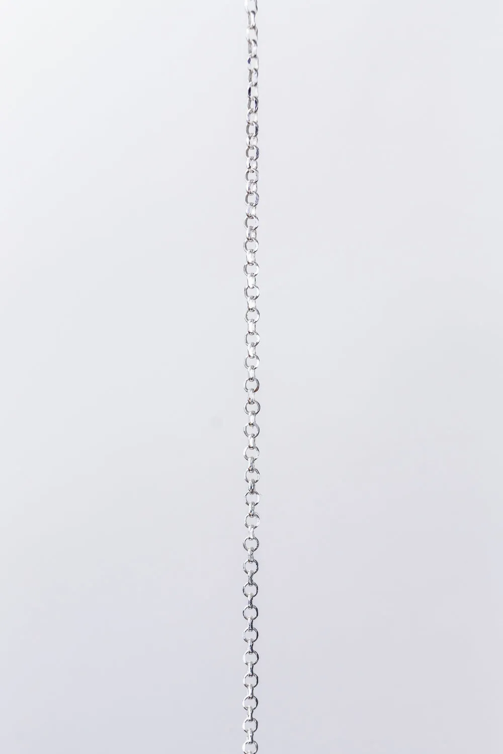 1.25mm Sterling Silver Diamond Cut Rolo Chain #BSN089