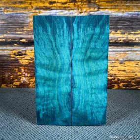 #2483 - Sea Blue Quilted Maple