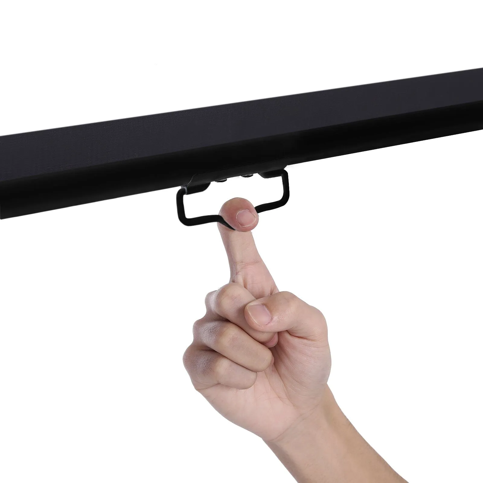 4:3 Projector Screen with Manual Pull Down for Home Theater
