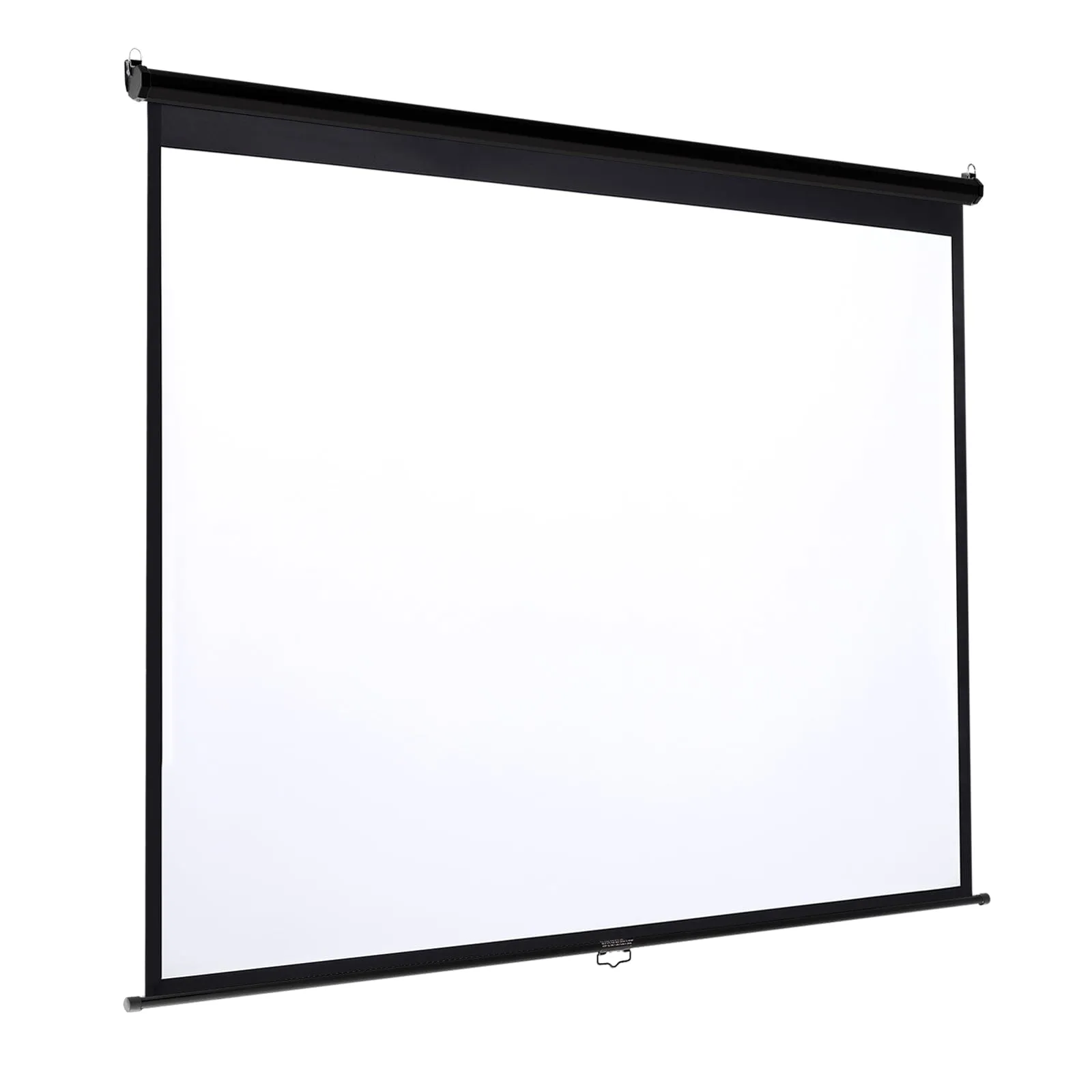 4:3 Projector Screen with Manual Pull Down for Home Theater