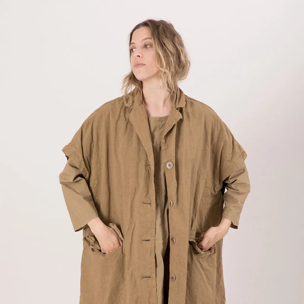Album Di Famiglia Woman Sleeveless Coat CC Gold