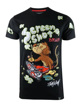 ANIMATION TEE-S1171 (BLACK)