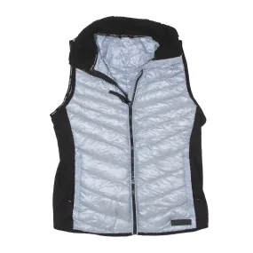 CALVIN KLEIN PERFORMANCE Down Insulated Puffer Gilet Silver Womens S