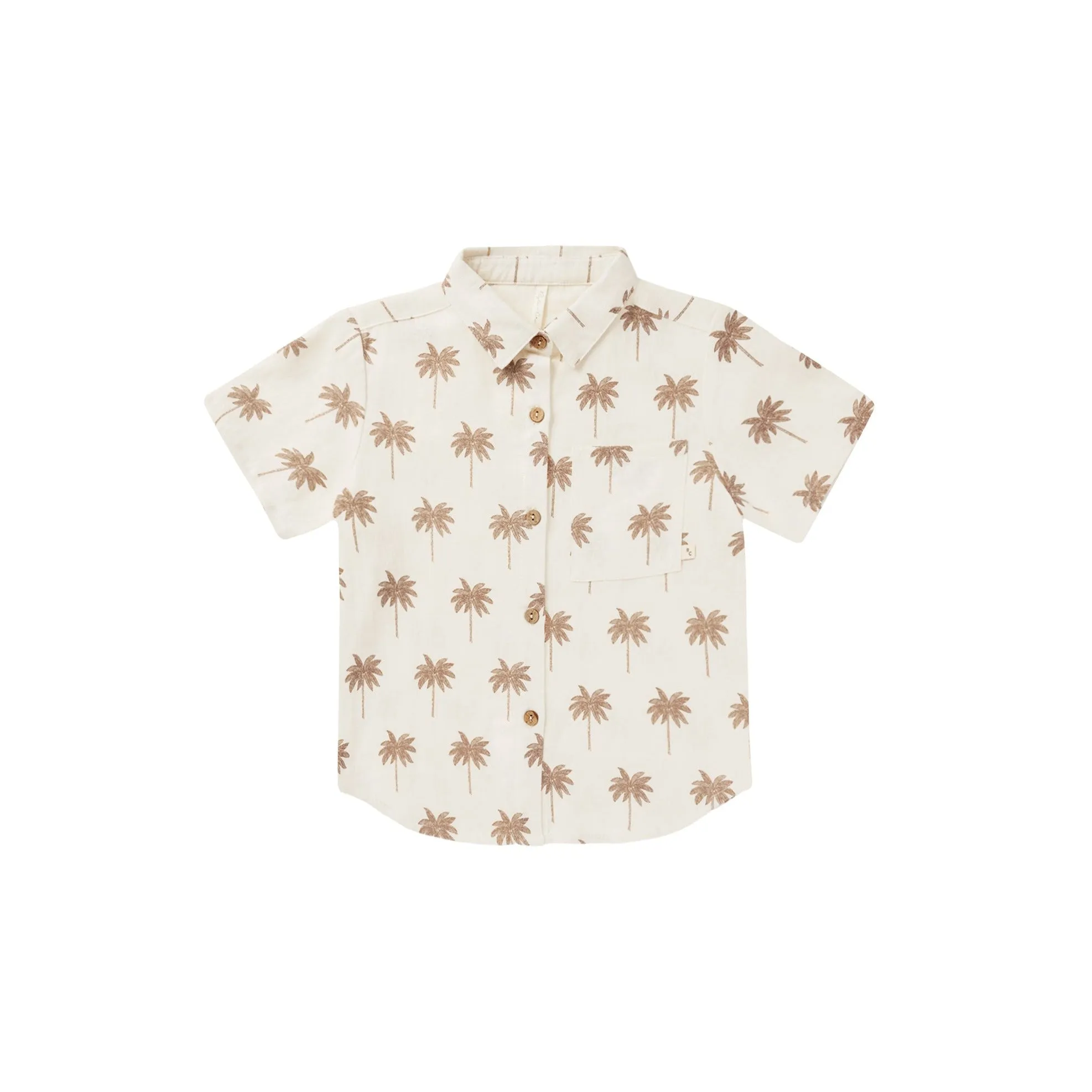 Collared Short Sleeve Shirt || Paradise