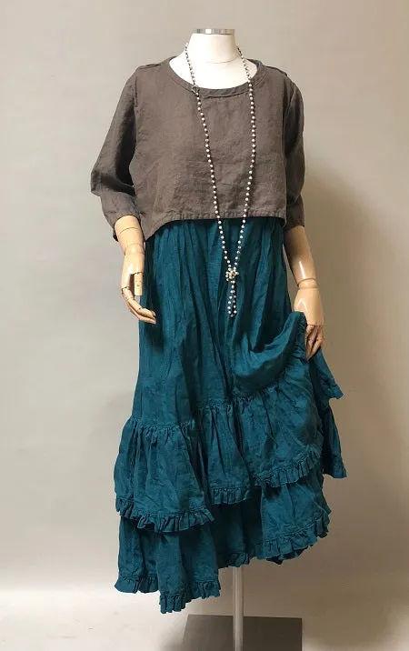 Cover Tee in Linen