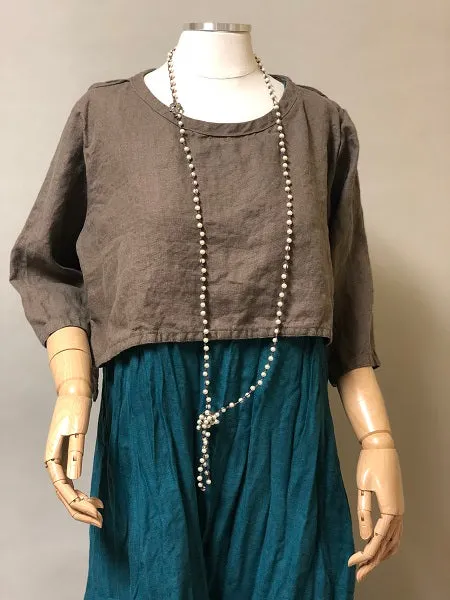 Cover Tee in Linen