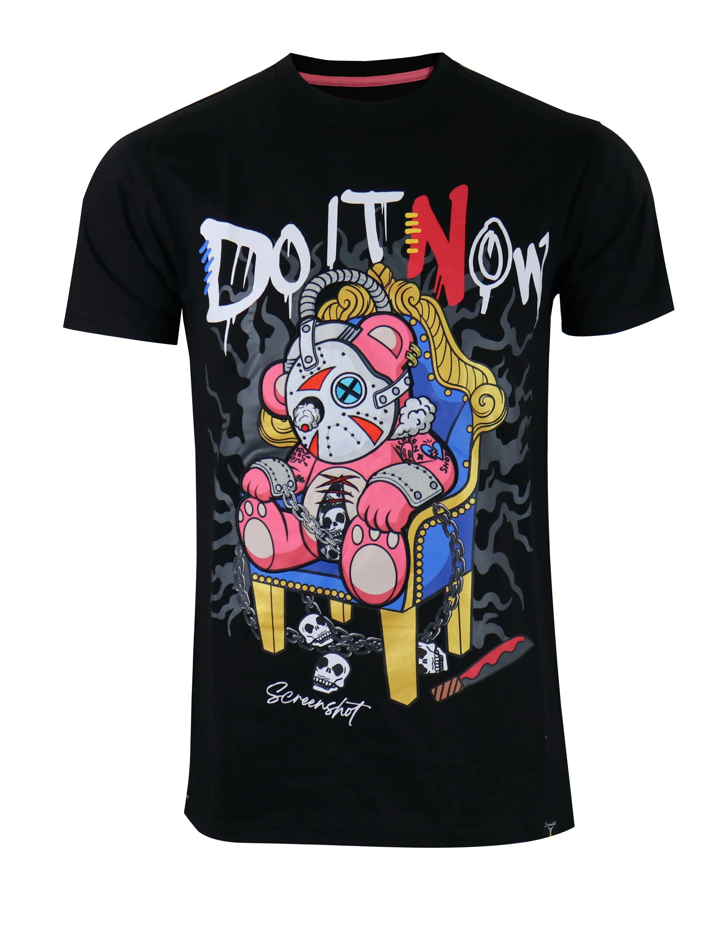 DO IT NOW GRAPHIC TEE-S11207 (BLACK)