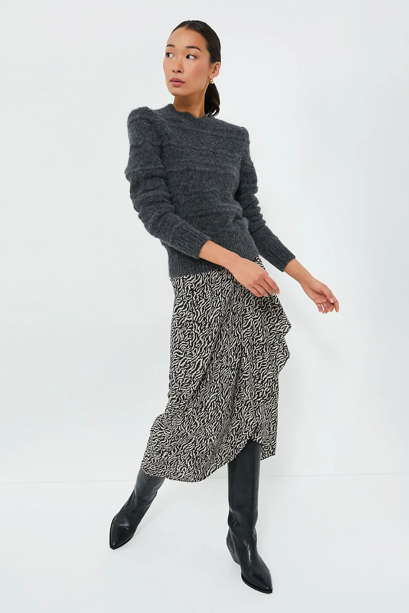 Ecru Black Vanille Skirt
