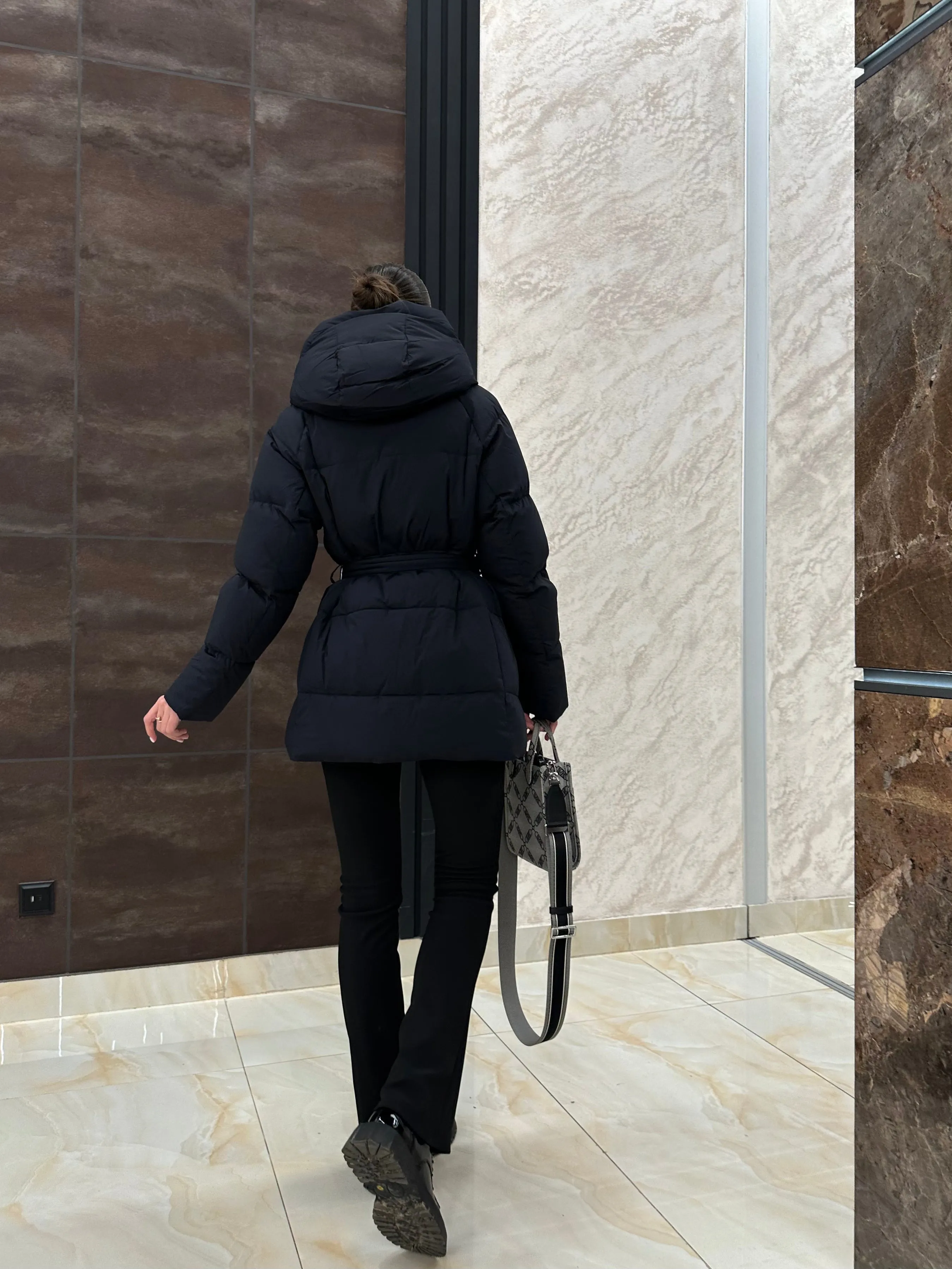 Fleur Premium Performance Down Fill Belted Coat