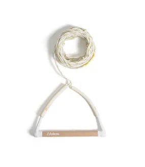 Follow Basic Wake Rope & Handle (2024) - Tan/White