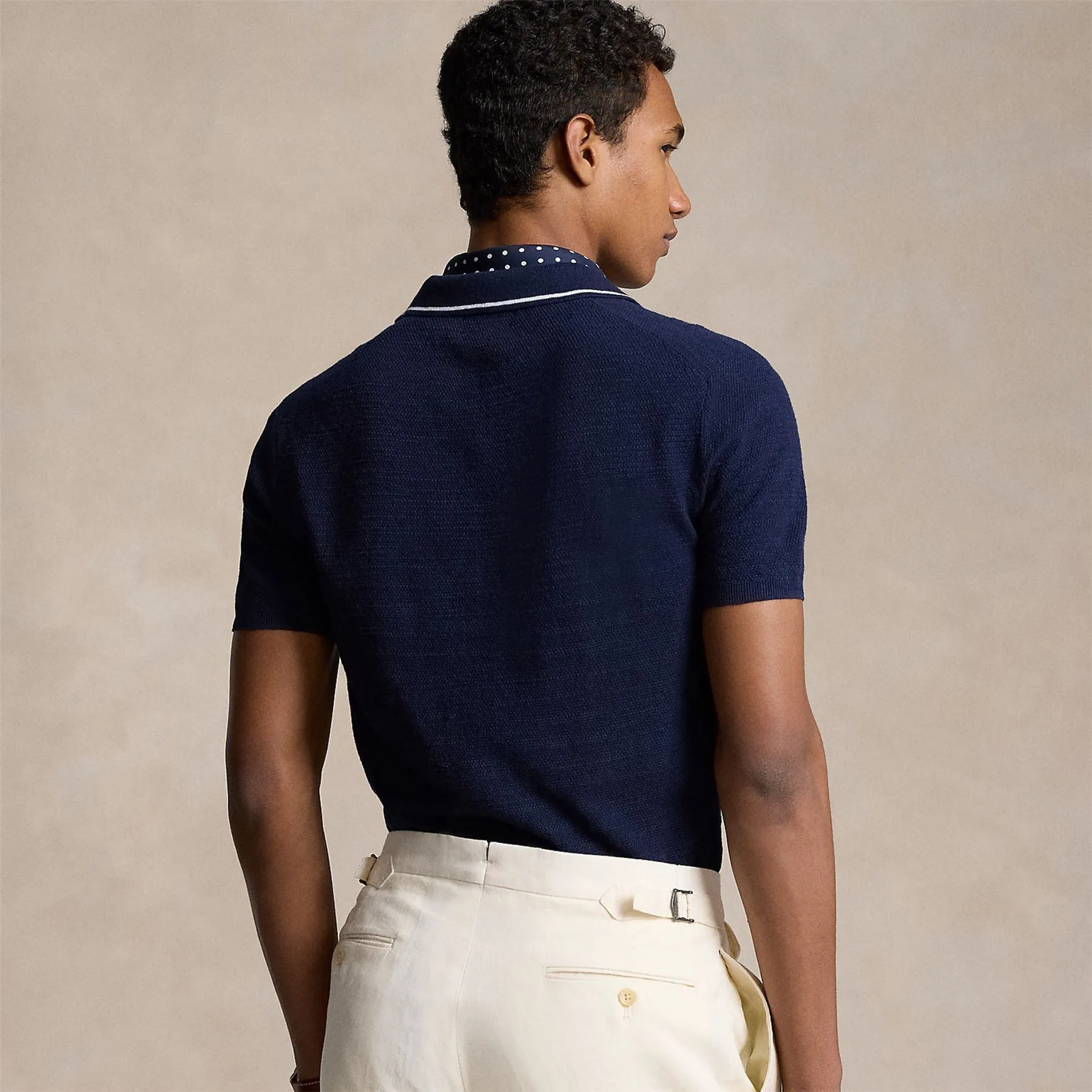 Johnny Collar Polo Bright Navy - AW24