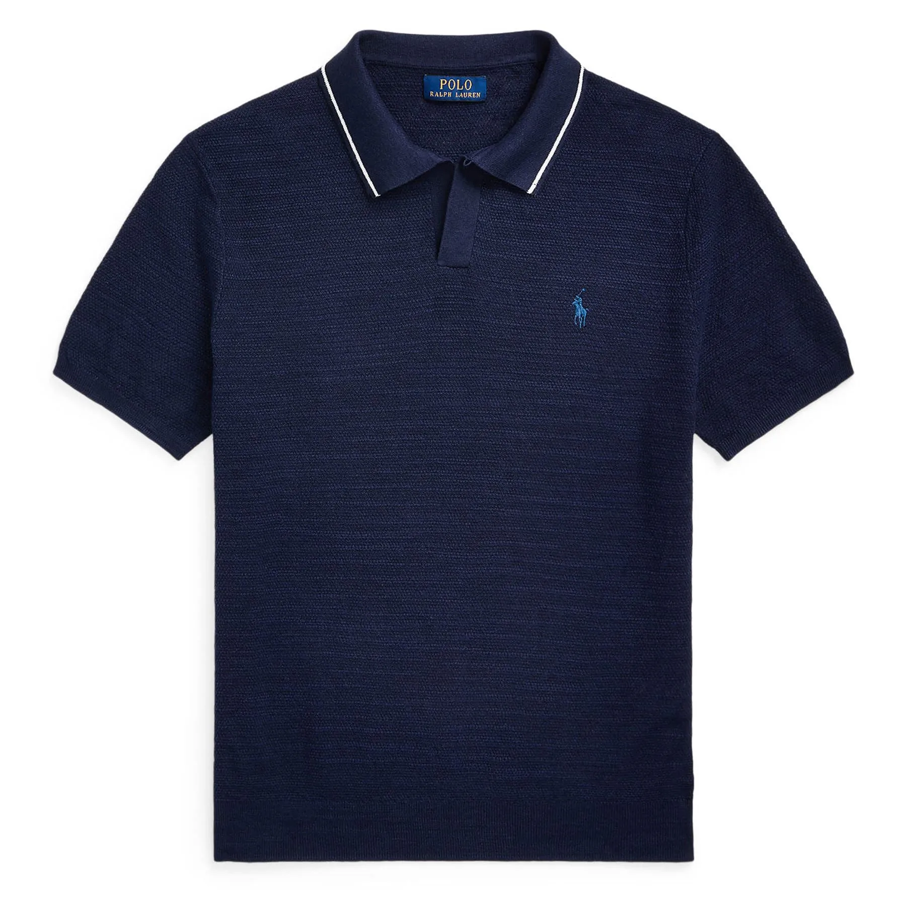 Johnny Collar Polo Bright Navy - AW24