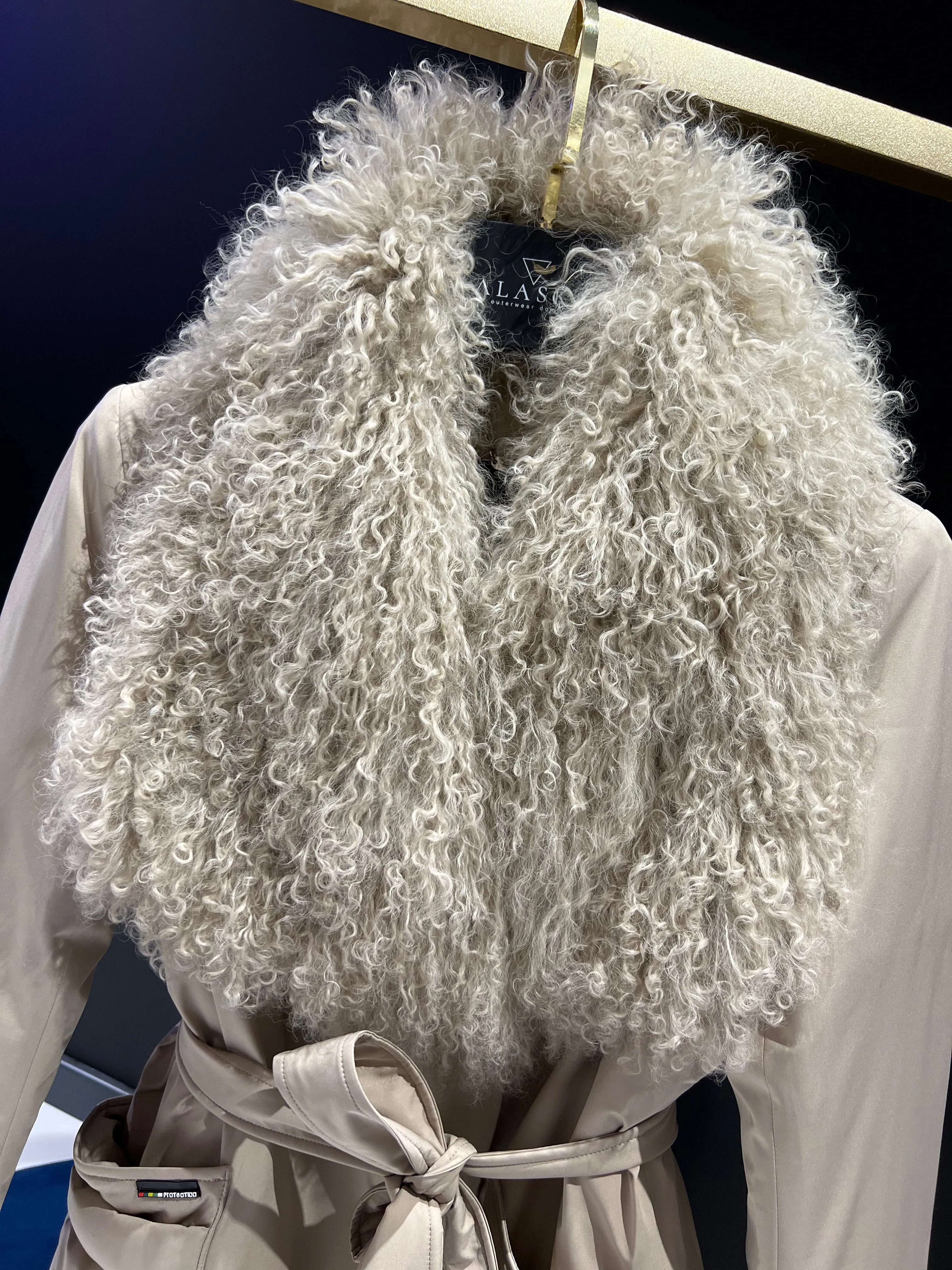 Lama Wool Down Insulated Coat