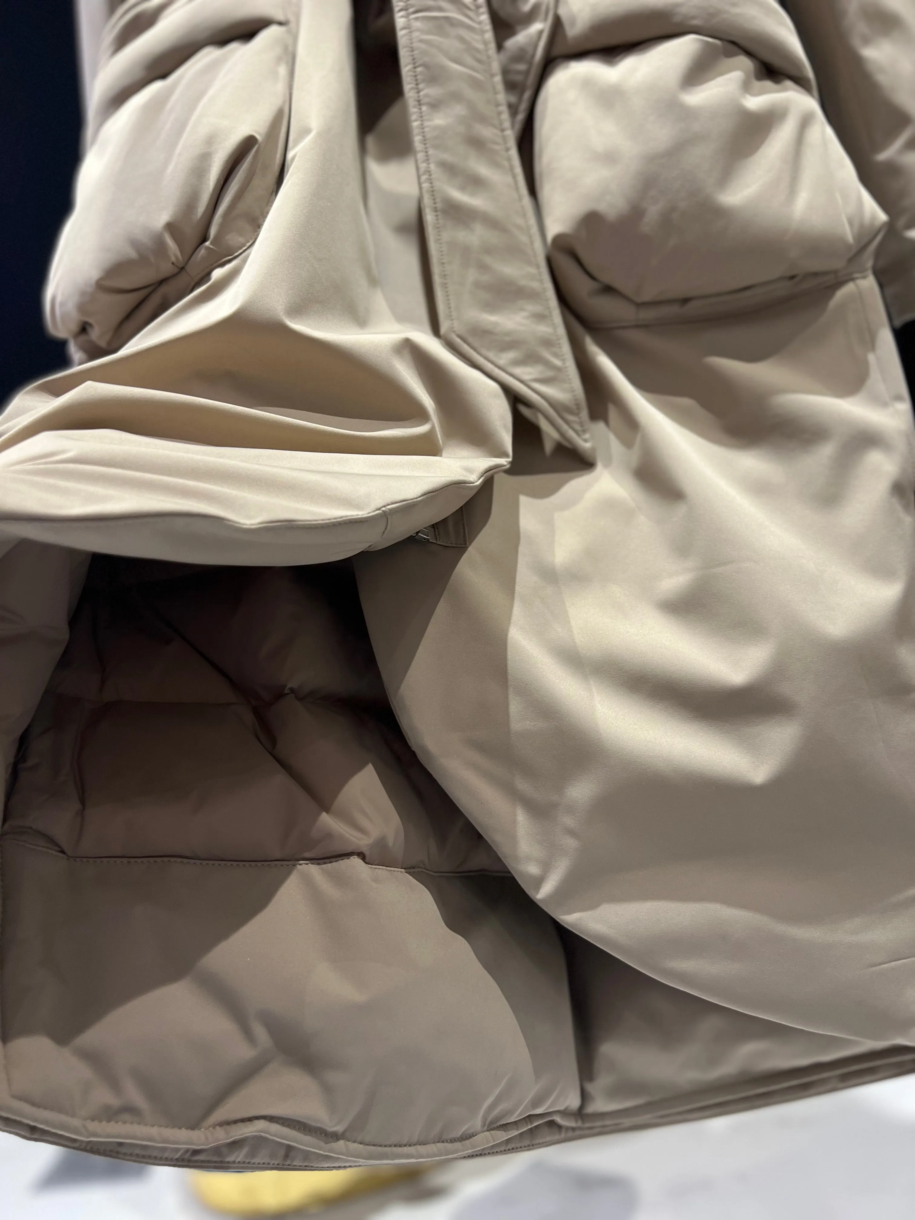 Lama Wool Down Insulated Coat