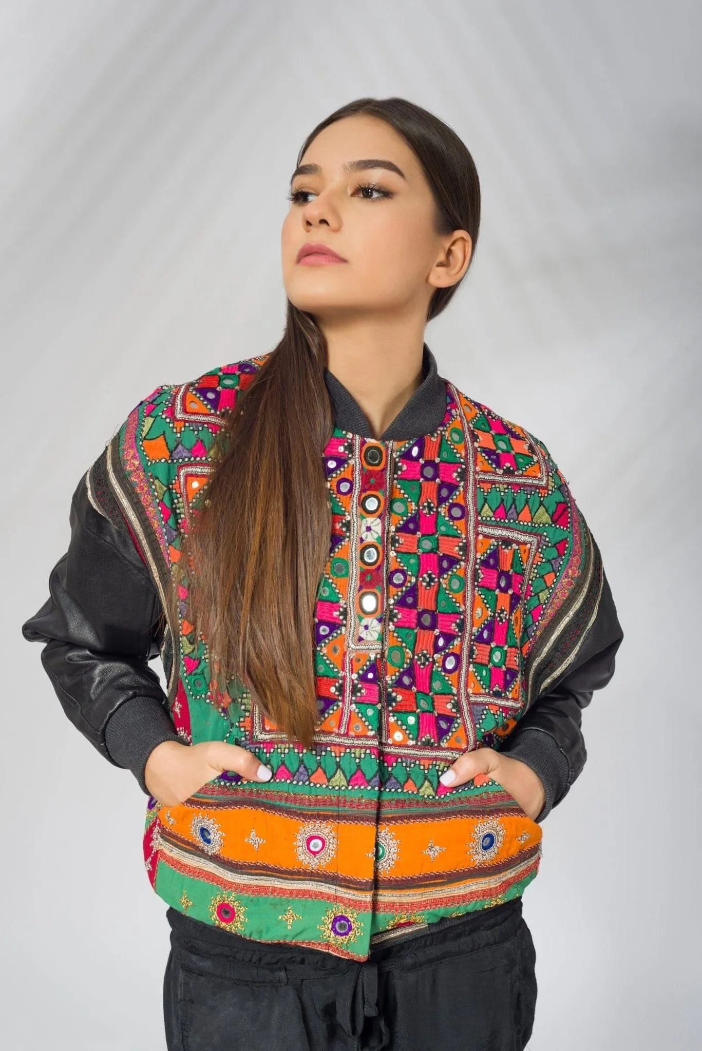 Limited Edition Sindhi Oversized Bomber Jacket
