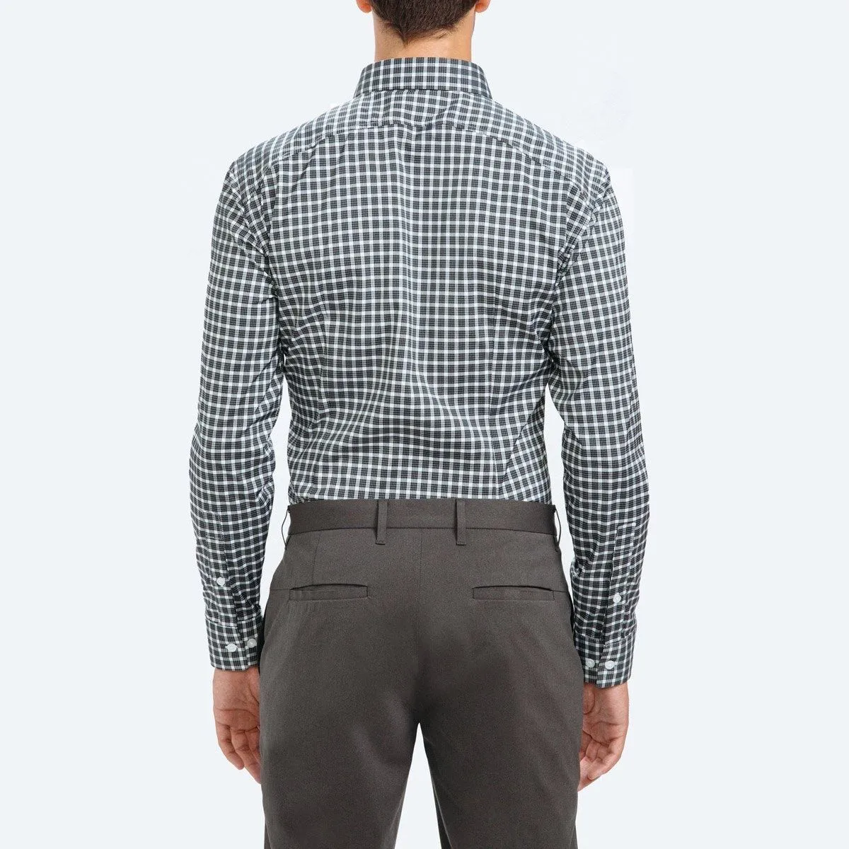 Men's Aero Button Down - Black Multi Check
