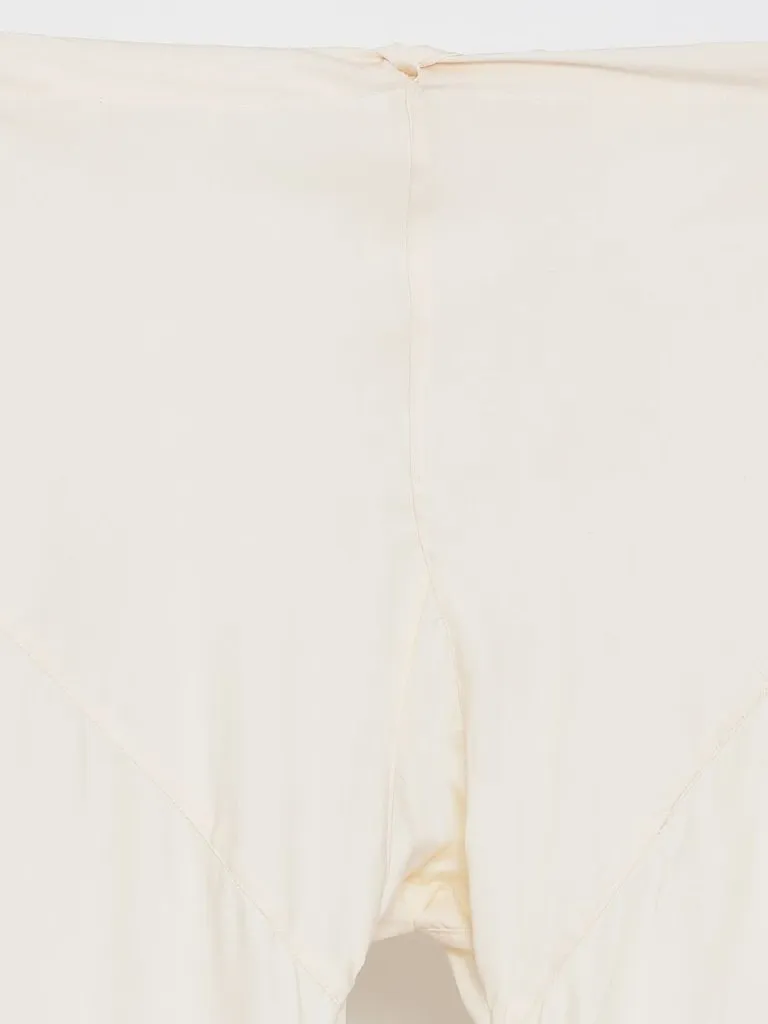 Men's Beige Cotton Linen Blend Kurta and Pyjama Set - Vastramay