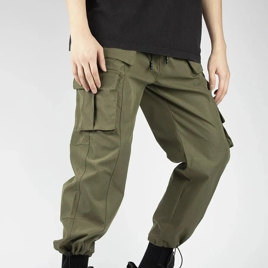 Mens Tactical Pants Multiple Pocket Elasticity Military Urban Commuter Tacitcal Trousers Men Slim Fat Cargo Pant