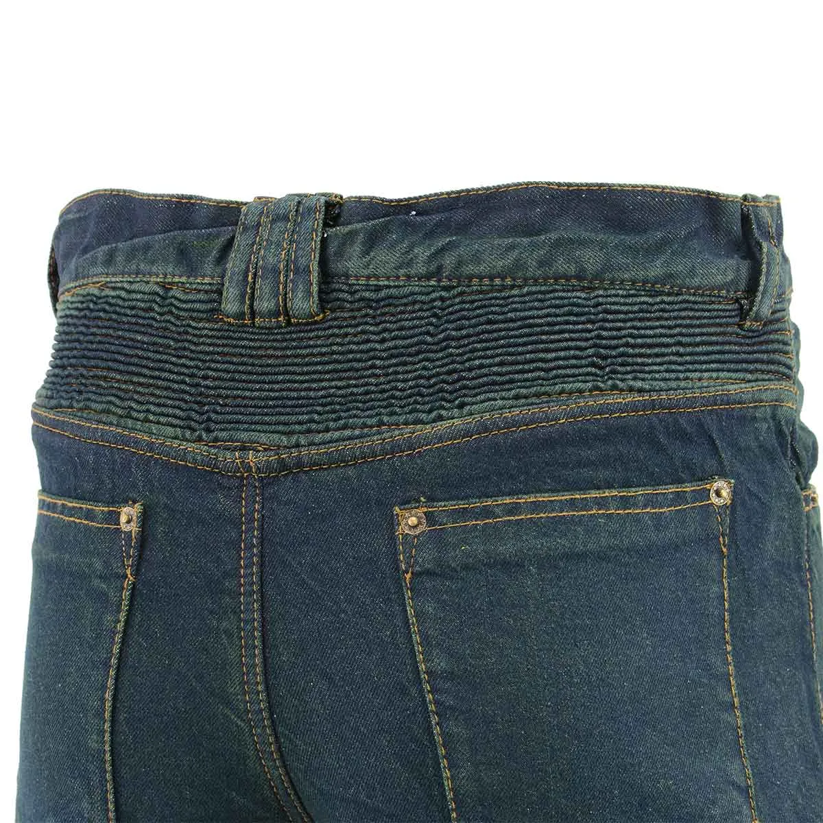 Men’s XS2822 Blue Denim Motorcycle Pants with CE Approved Armor