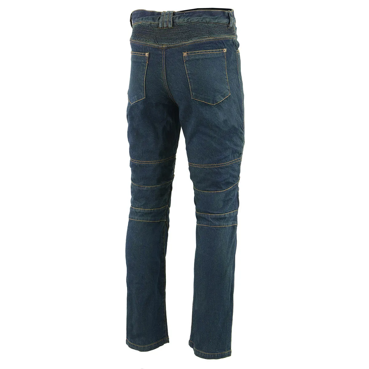 Men’s XS2822 Blue Denim Motorcycle Pants with CE Approved Armor