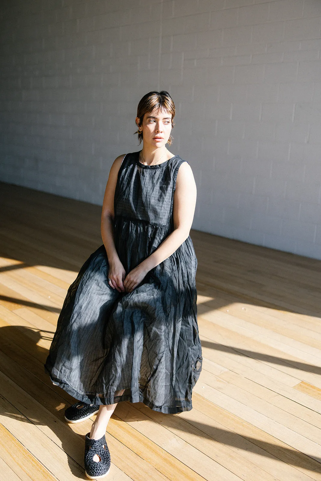 Metta - Dahlia Round Neck Dress - Organdy
