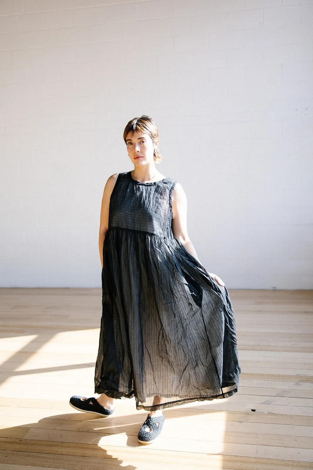 Metta - Dahlia Round Neck Dress - Organdy