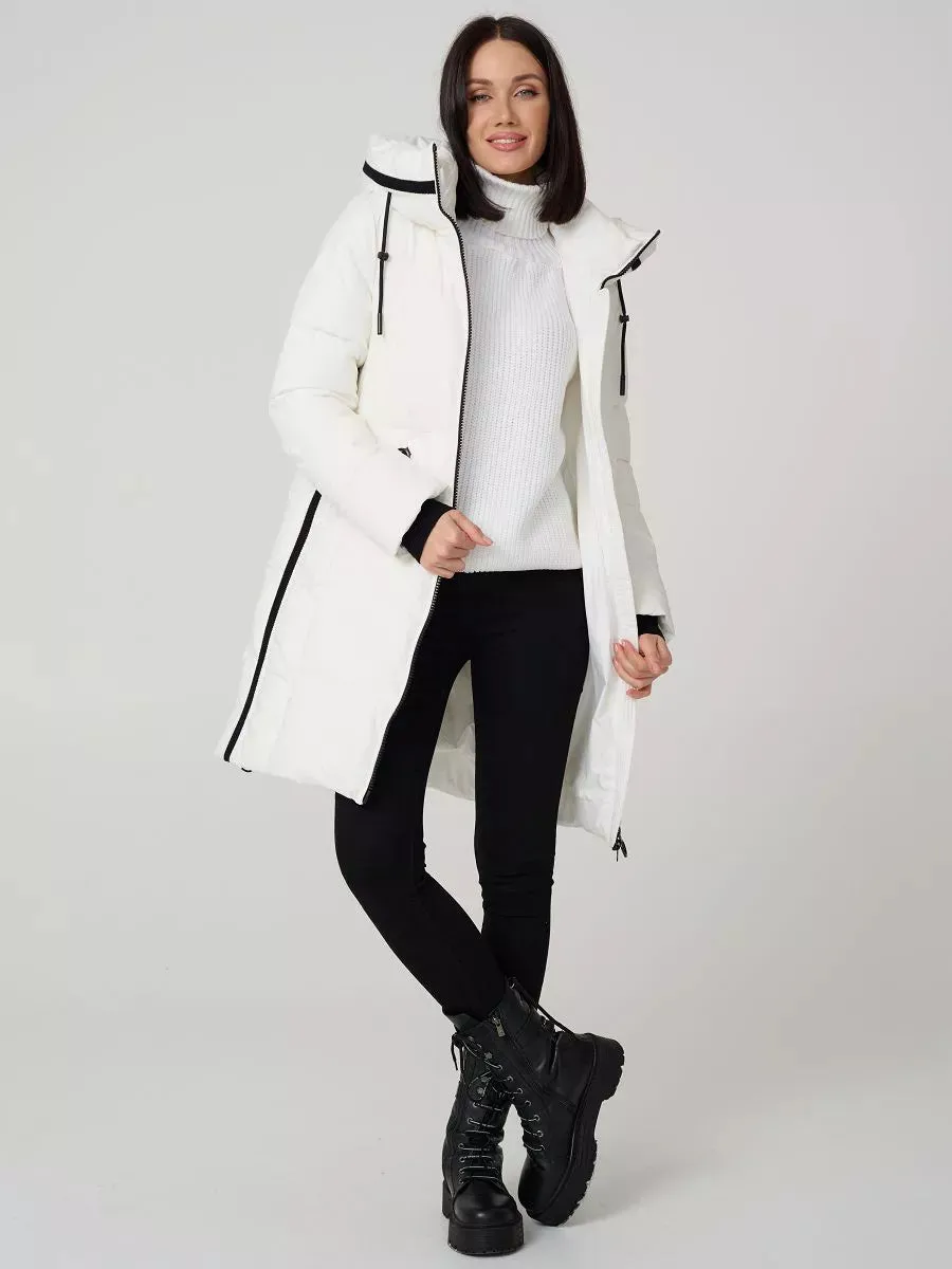 Mid Length Hooded Insulated Coat