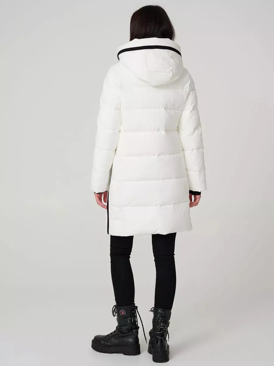 Mid Length Hooded Insulated Coat