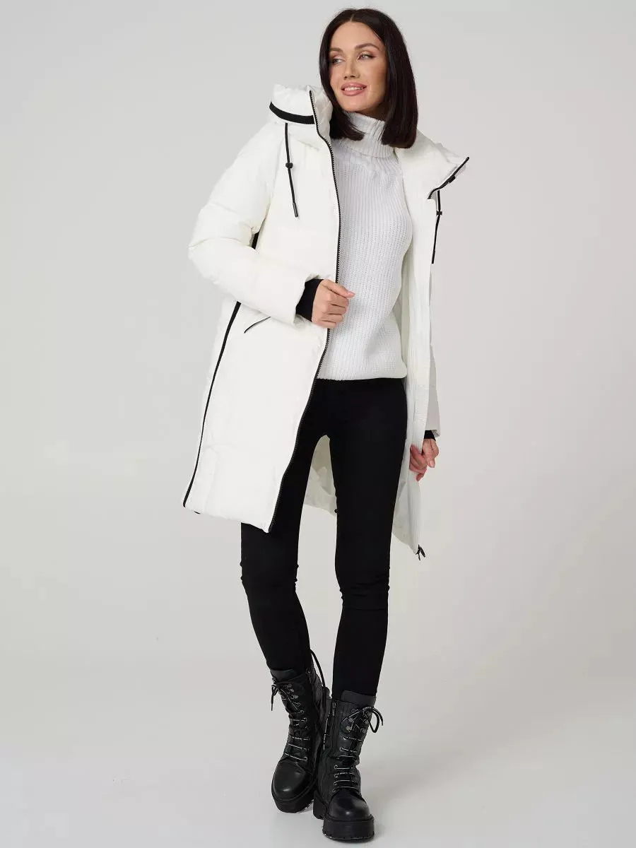 Mid Length Hooded Insulated Coat