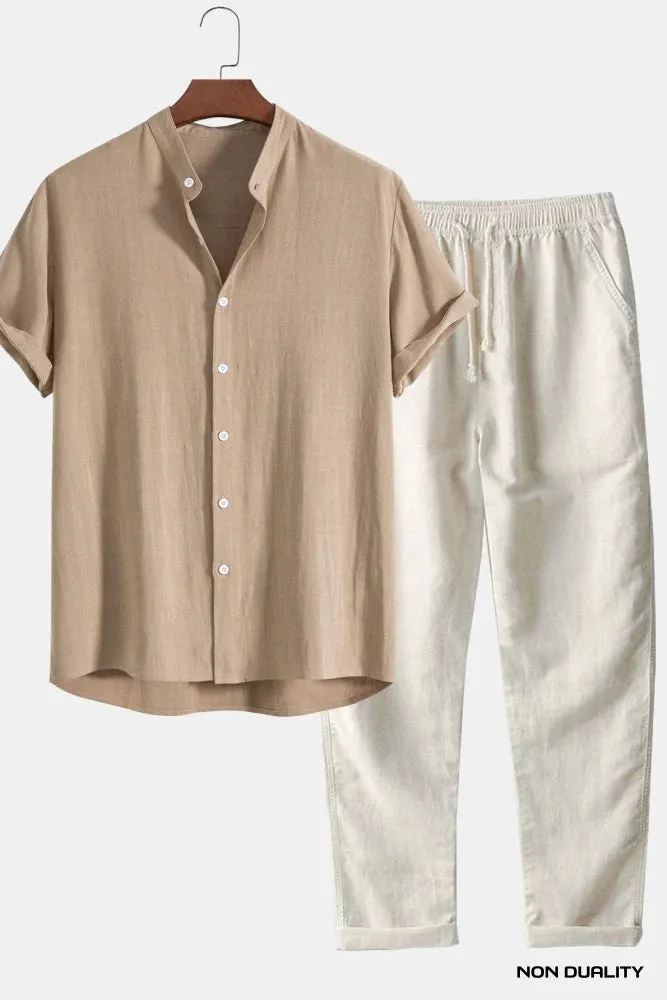Non Duality | Shirt and Pants Linen Set
