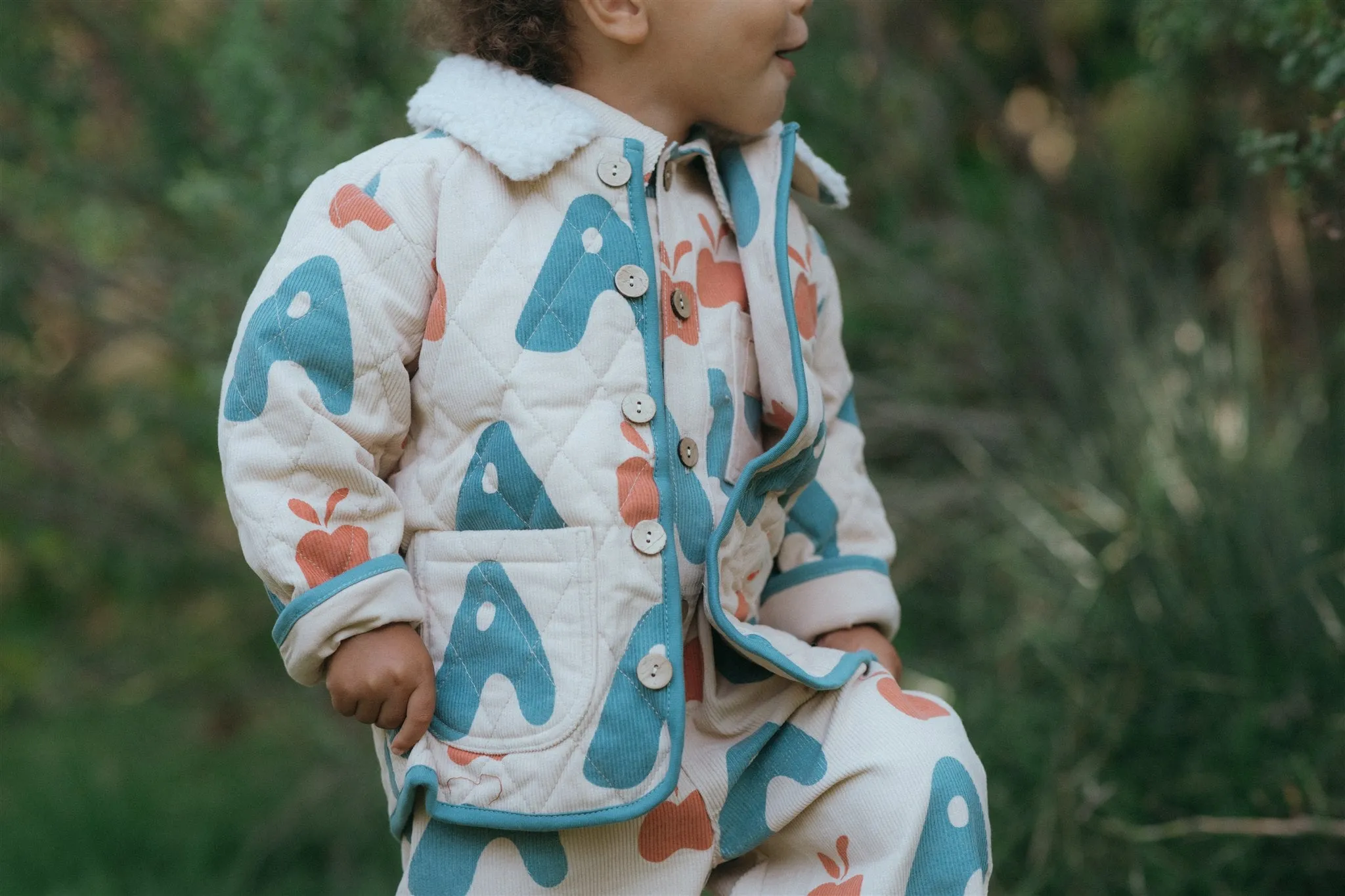 Quilted Jacket - Red Apple