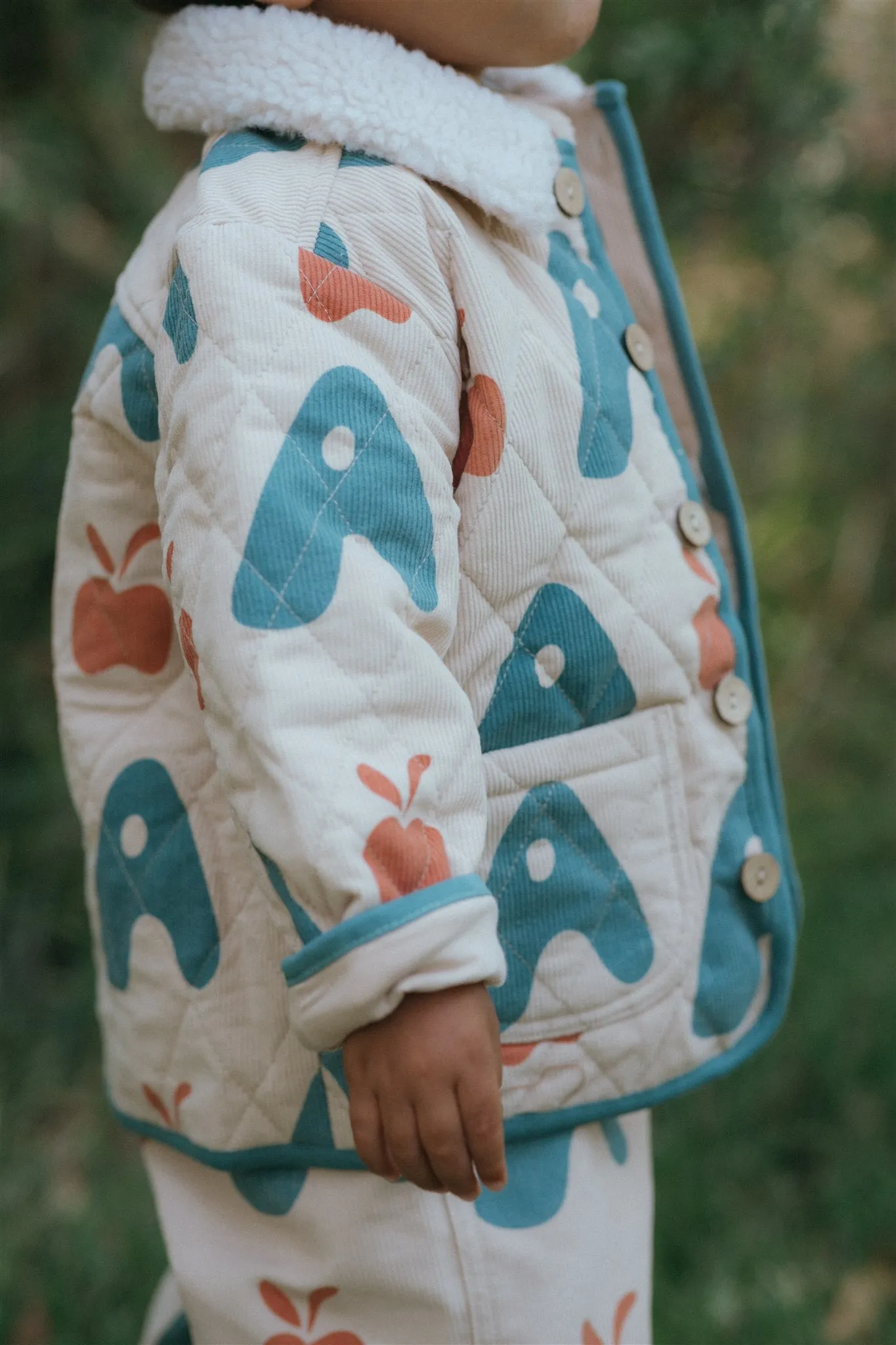 Quilted Jacket - Red Apple