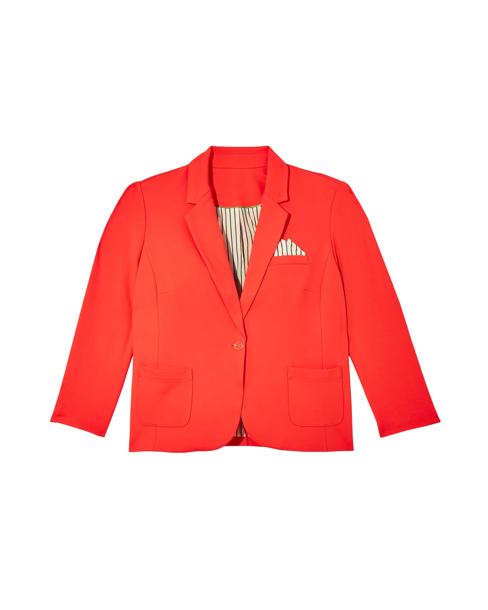 Rebecka Tech Ponte Blazer | Red