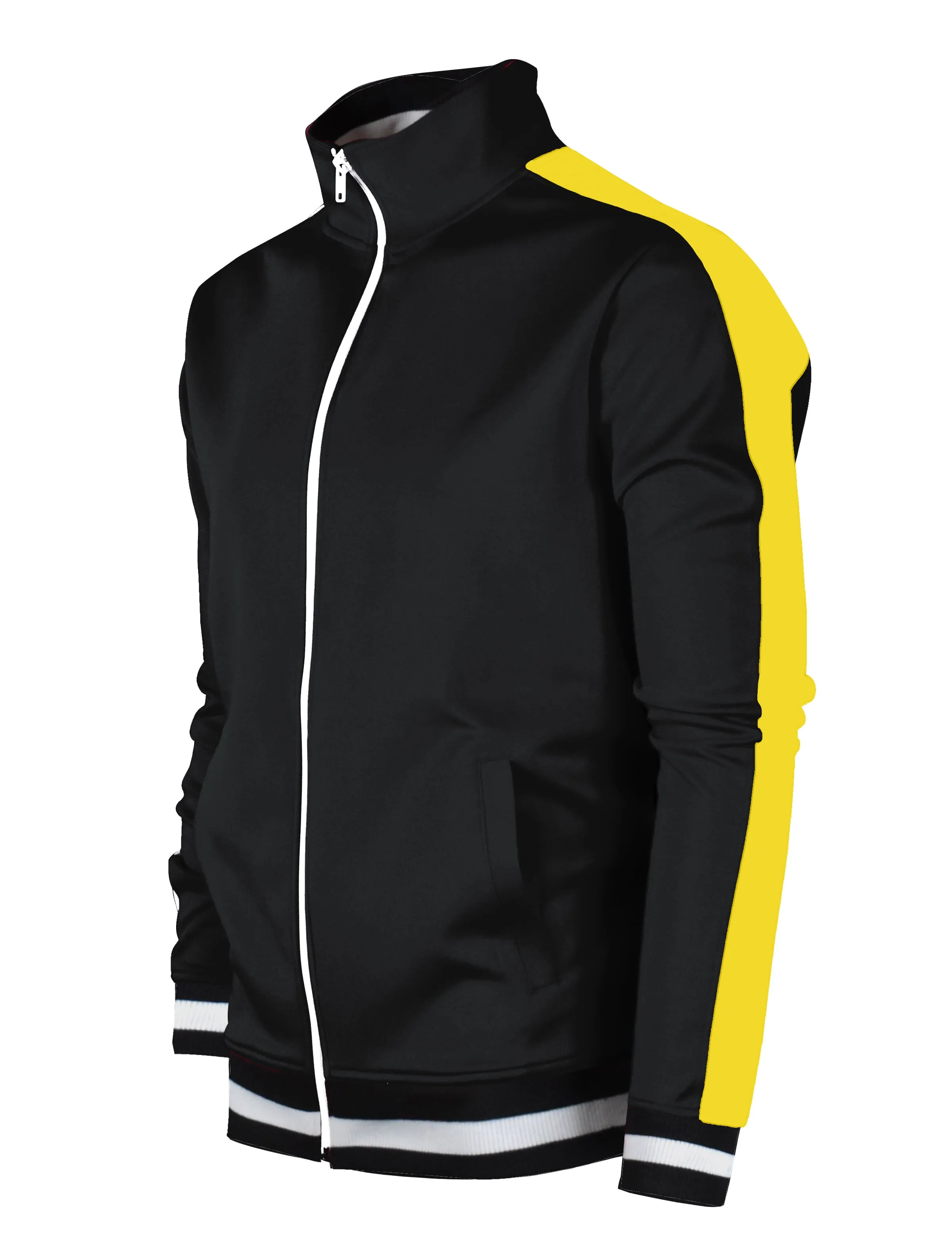 S51700-BASIC TRACK JACKET-BLACK/GD