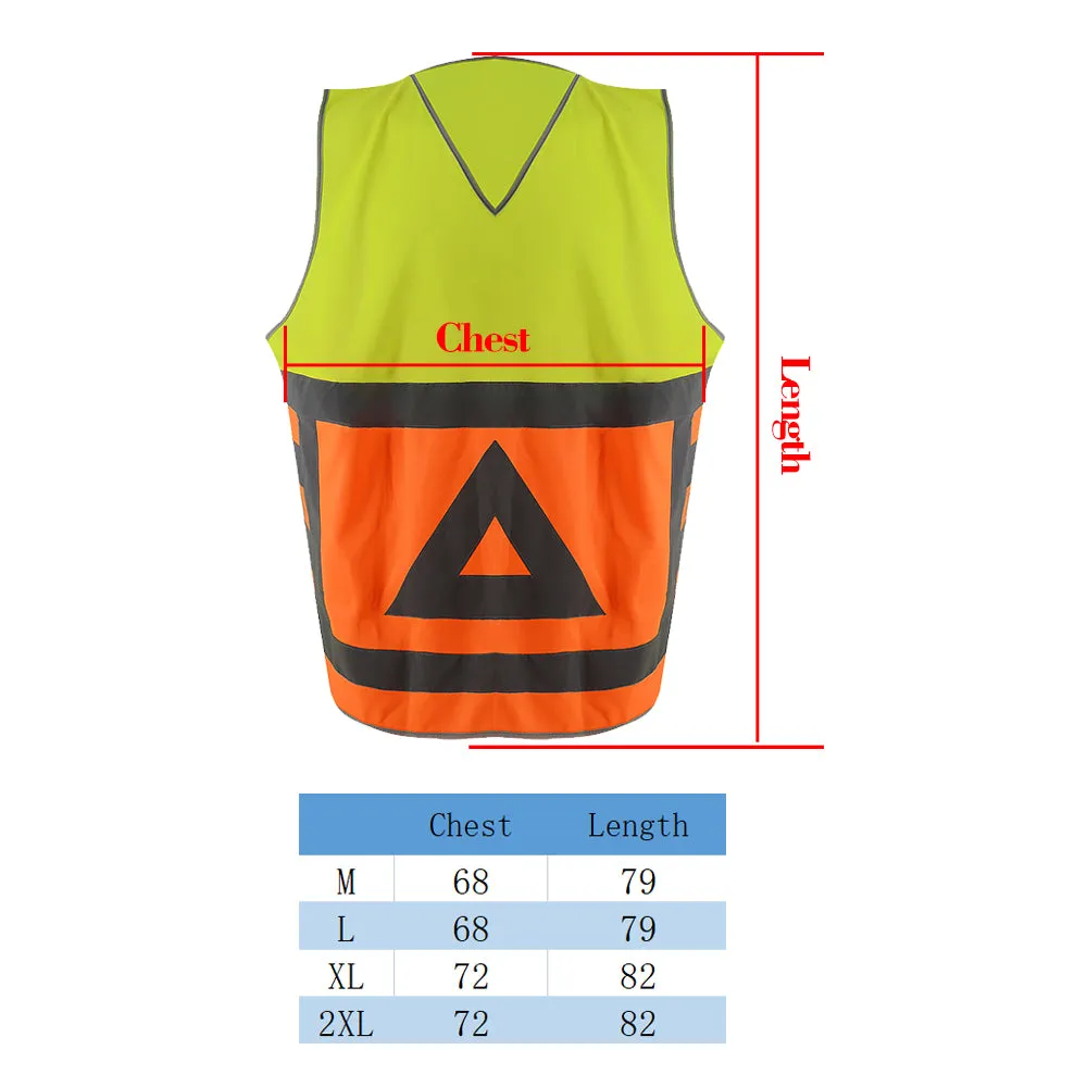 SMASYS Side Adjustable V Neck Pullover Safety Vest