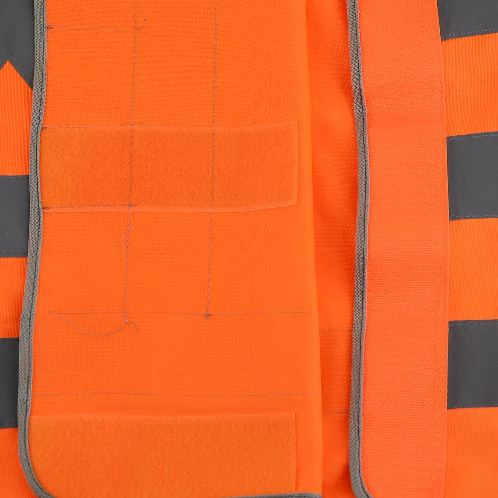 SMASYS Side Adjustable V Neck Pullover Safety Vest