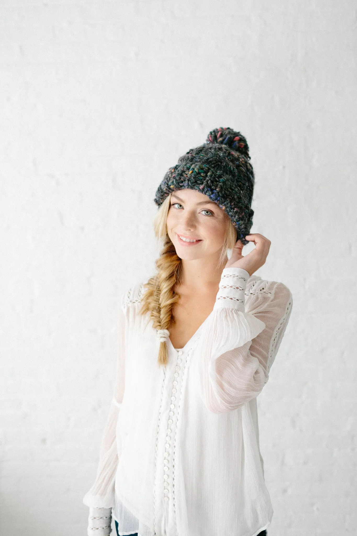 Snow Bunny Cable Hat Pattern