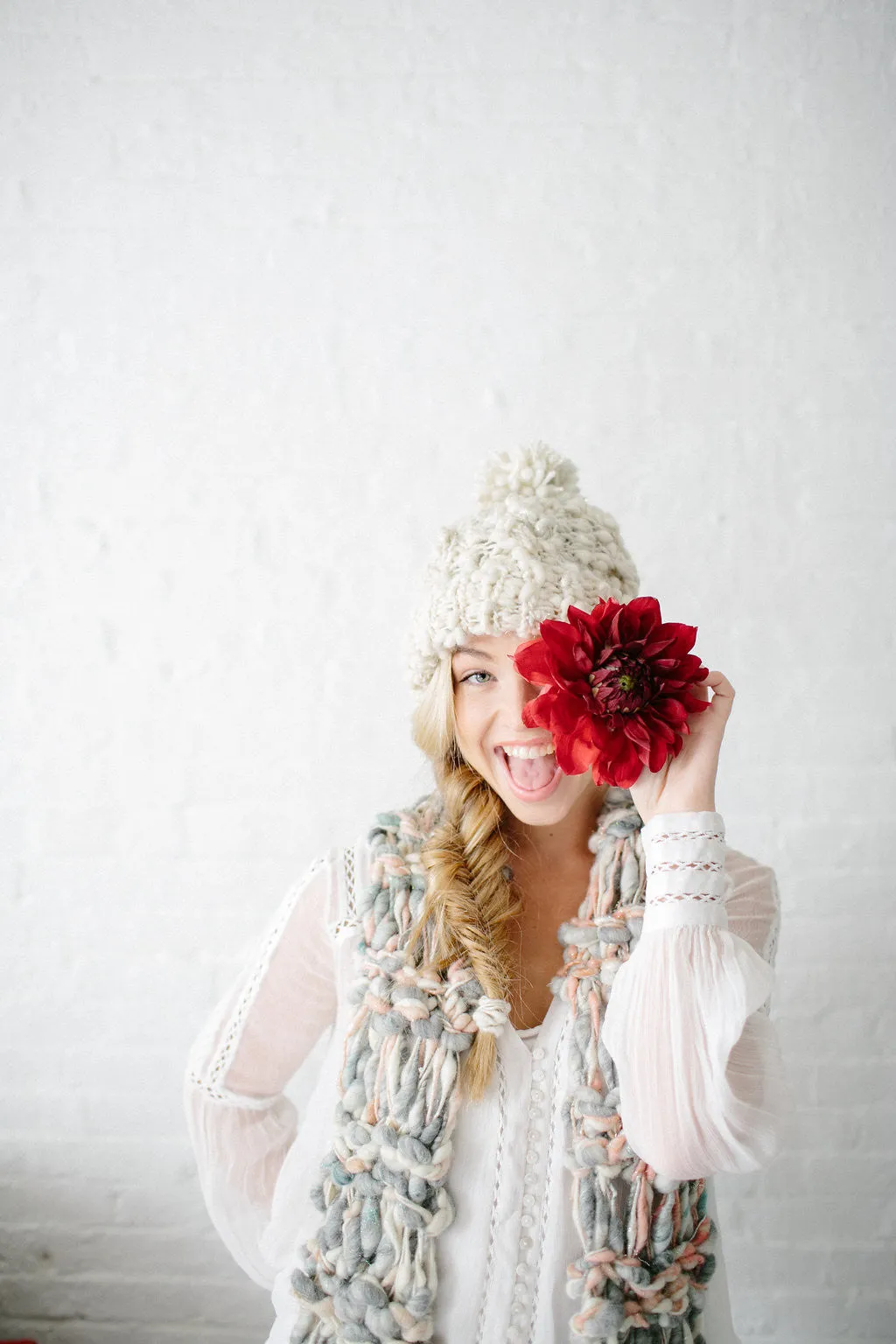 Snow Bunny Cable Hat Pattern