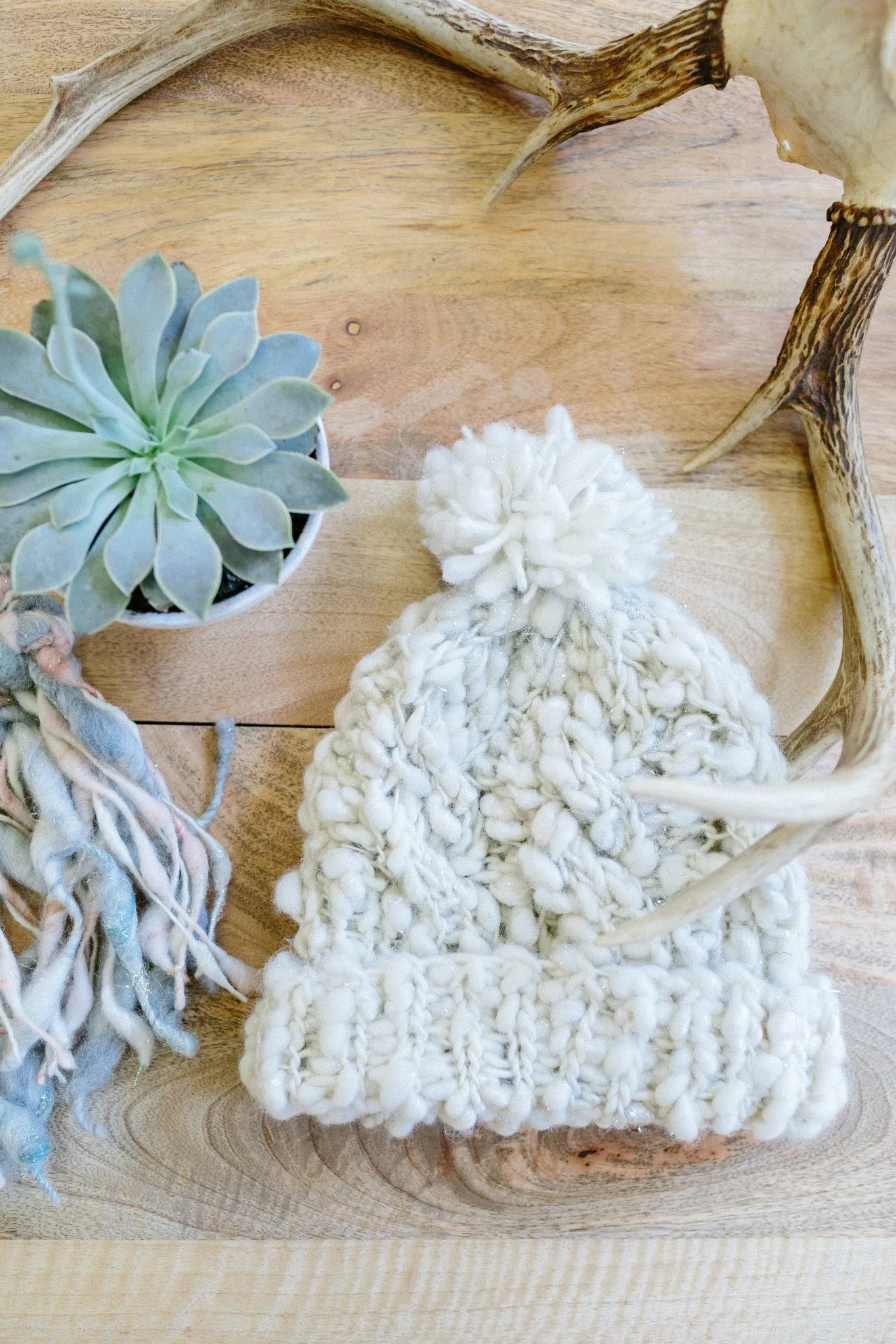 Snow Bunny Cable Hat Pattern
