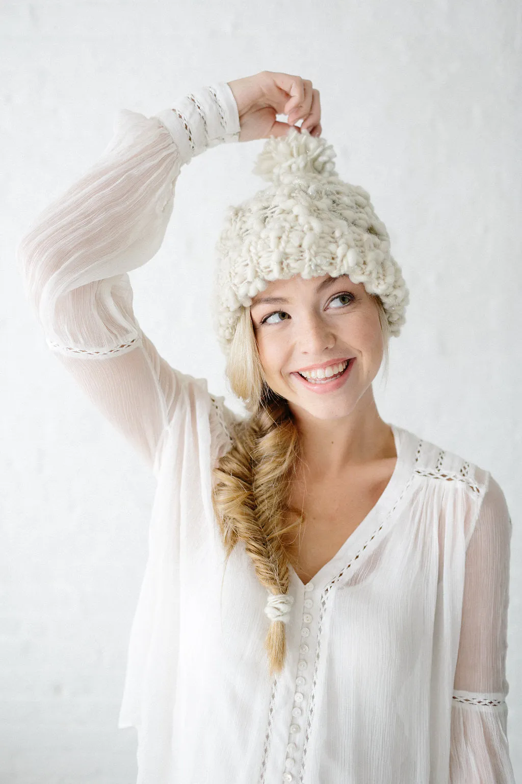 Snow Bunny Cable Hat Pattern