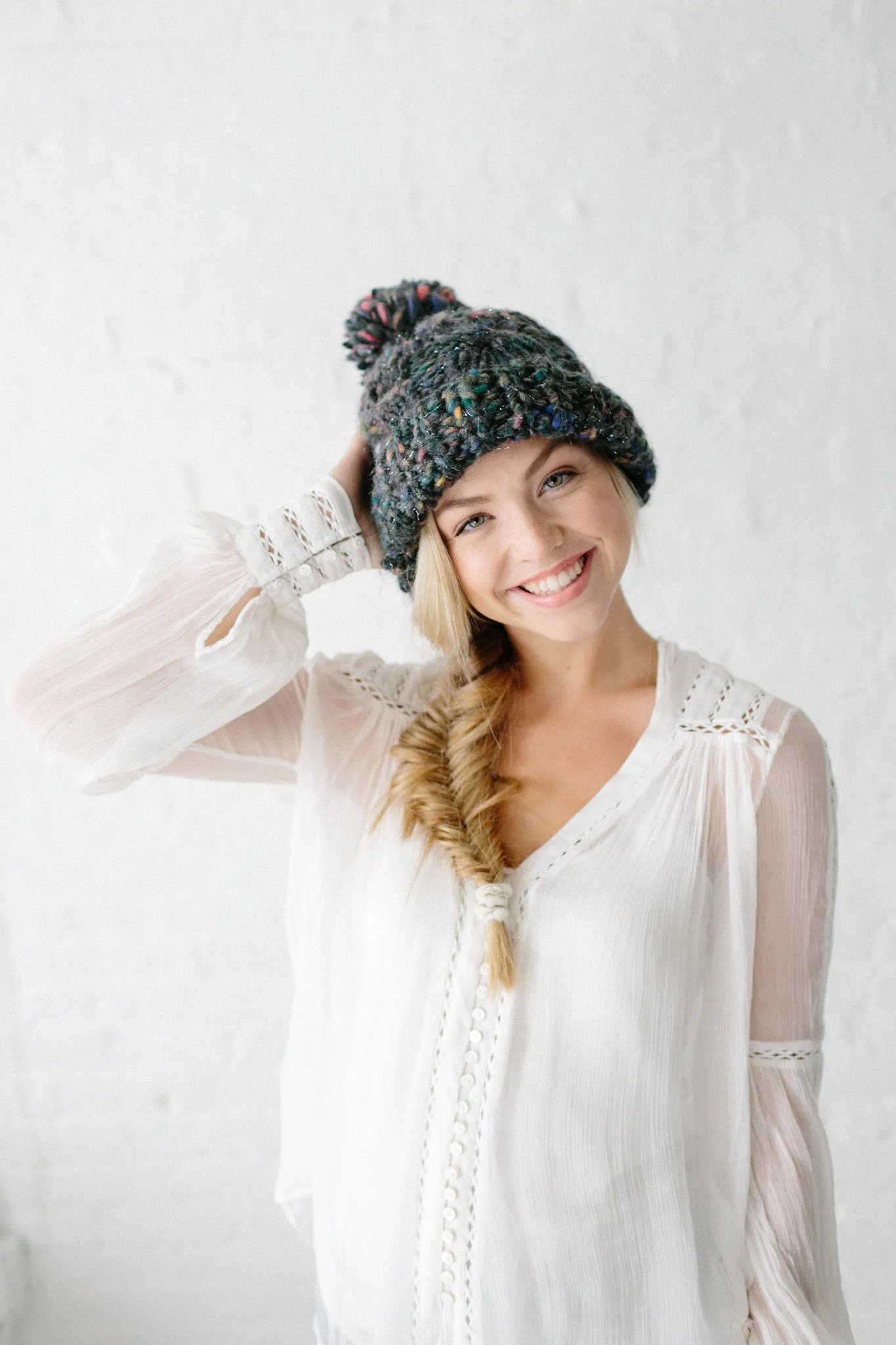 Snow Bunny Cable Hat Pattern