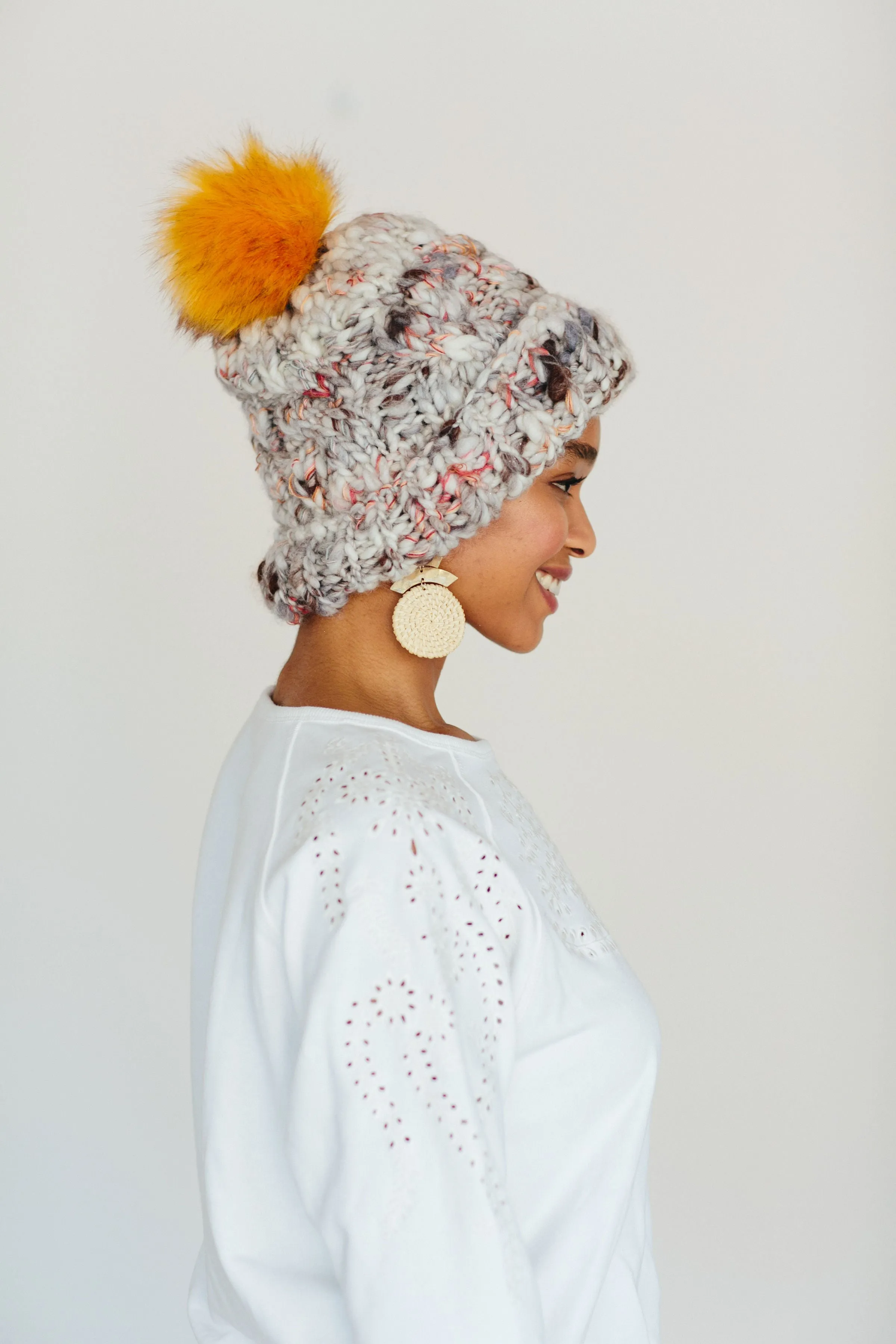 Snow Bunny Cable Hat Pattern