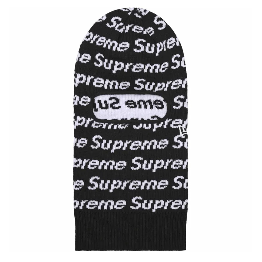 Supreme New Era Repeat Balaclava Black