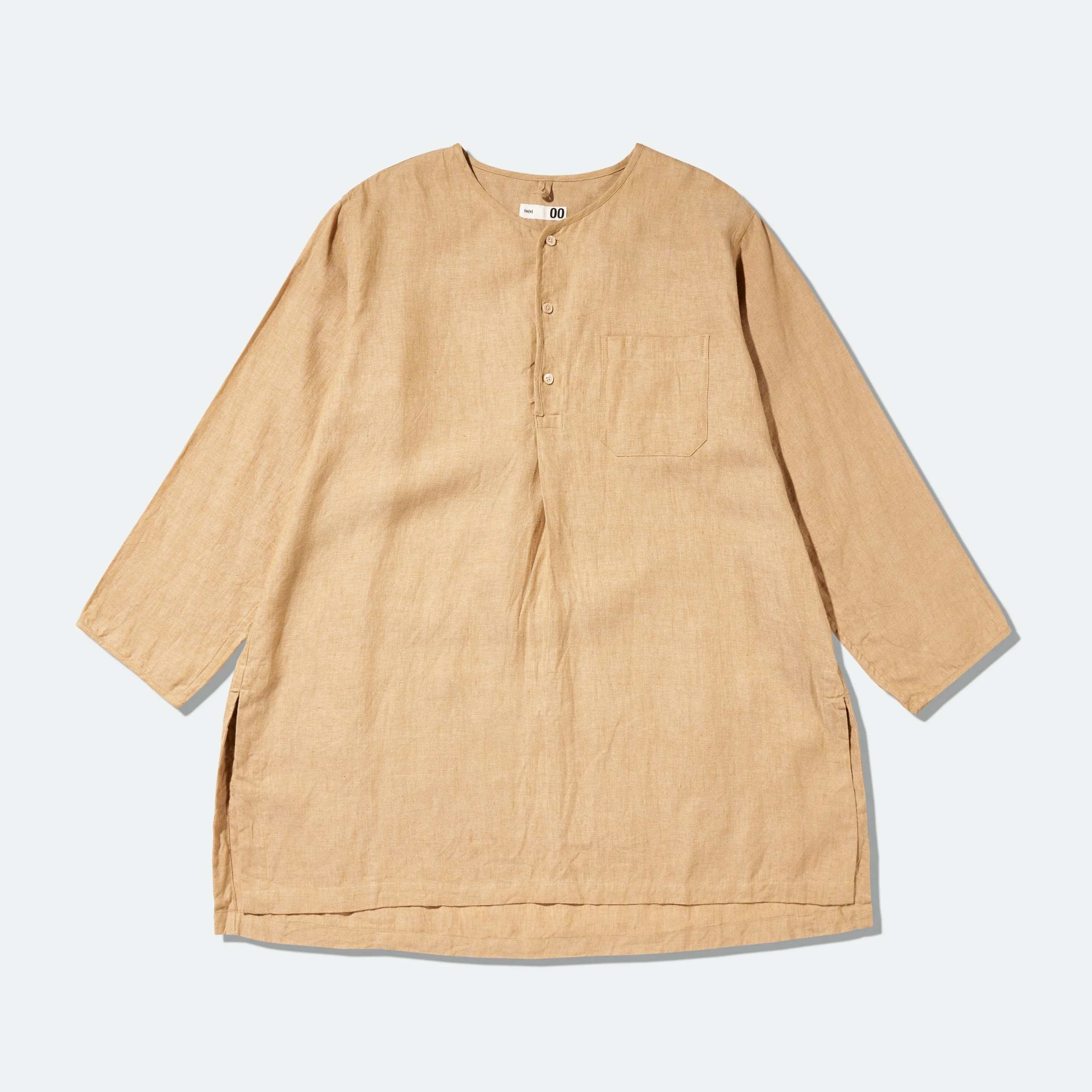 ts(s) - Linen Kaftan Shirt Yellow