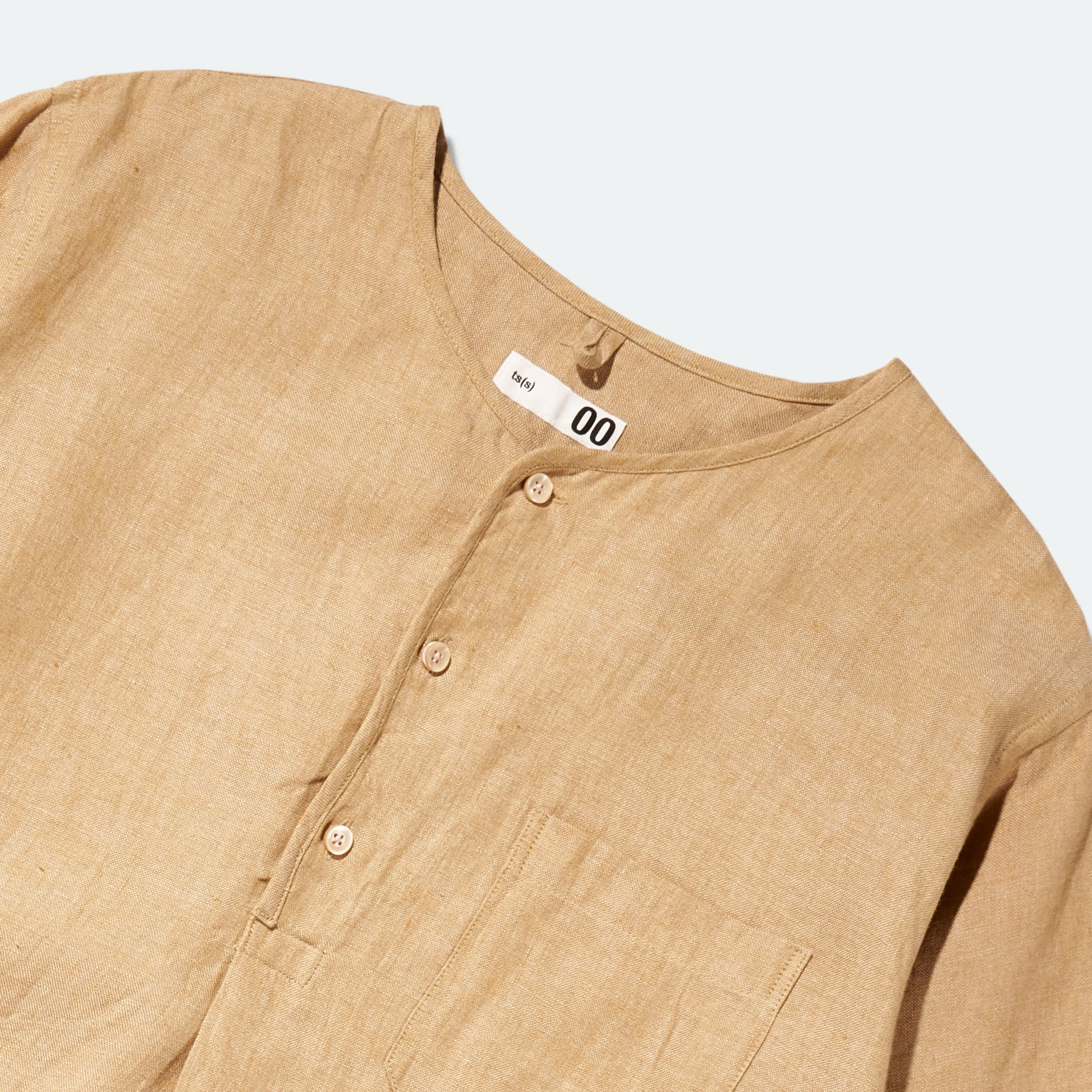 ts(s) - Linen Kaftan Shirt Yellow