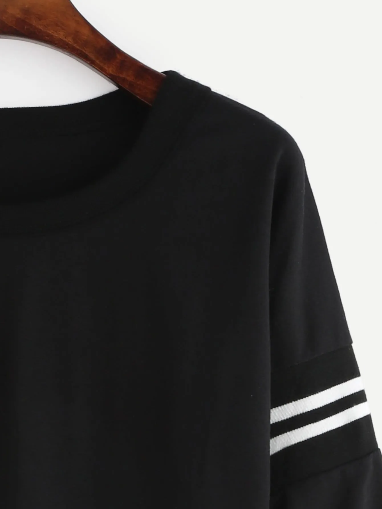 Varsity pullover fashion sweater