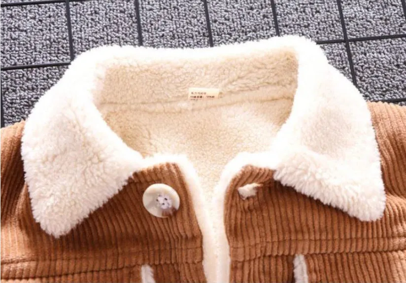 Winter 1 Piece Kids Baby Girls Jacket Childrens Clothing Toddler Girl Boy Tops Fleece Jackets Coat Outerwear for Kids