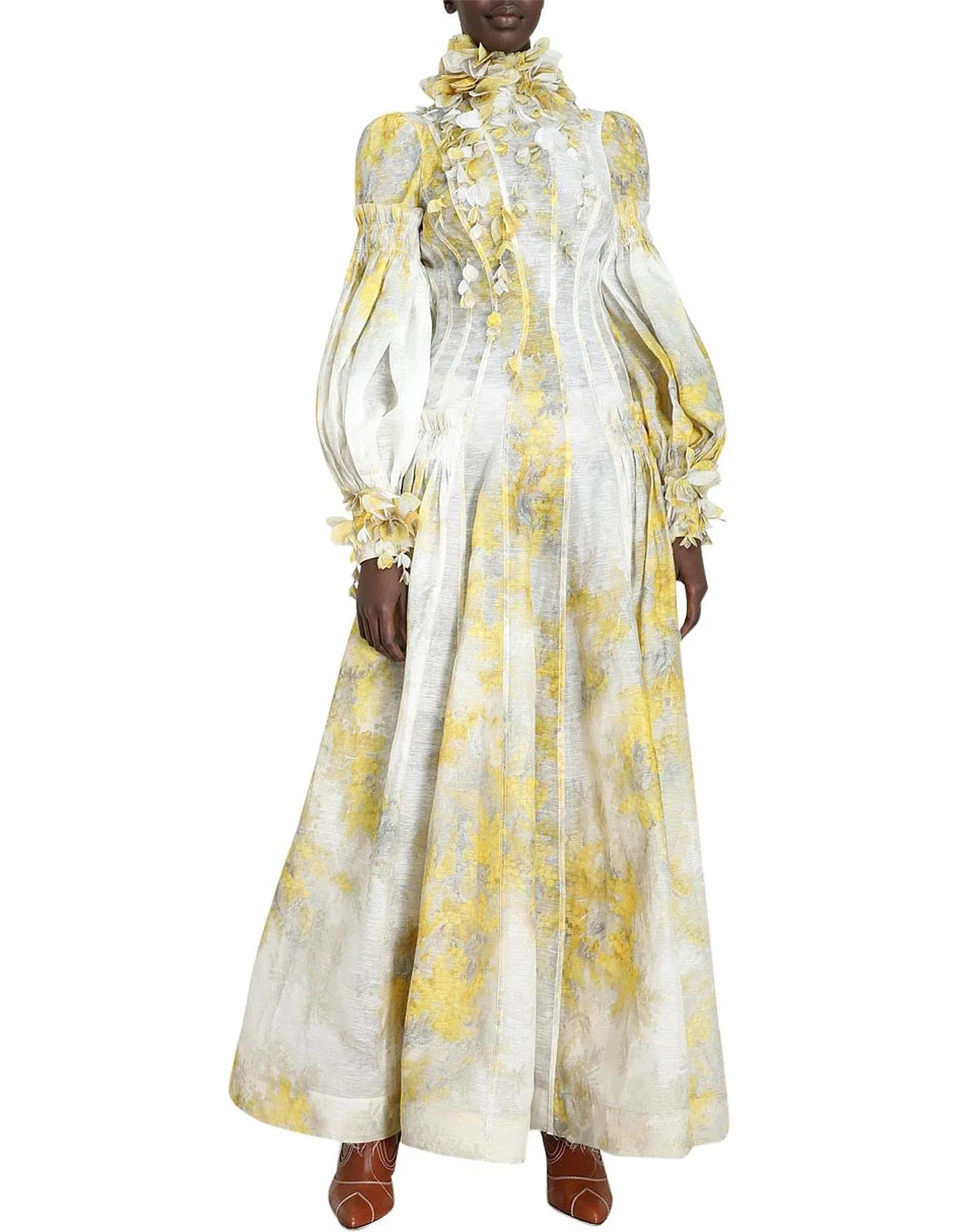 Zimmermann Botanica Wattle Gown (For Hire)